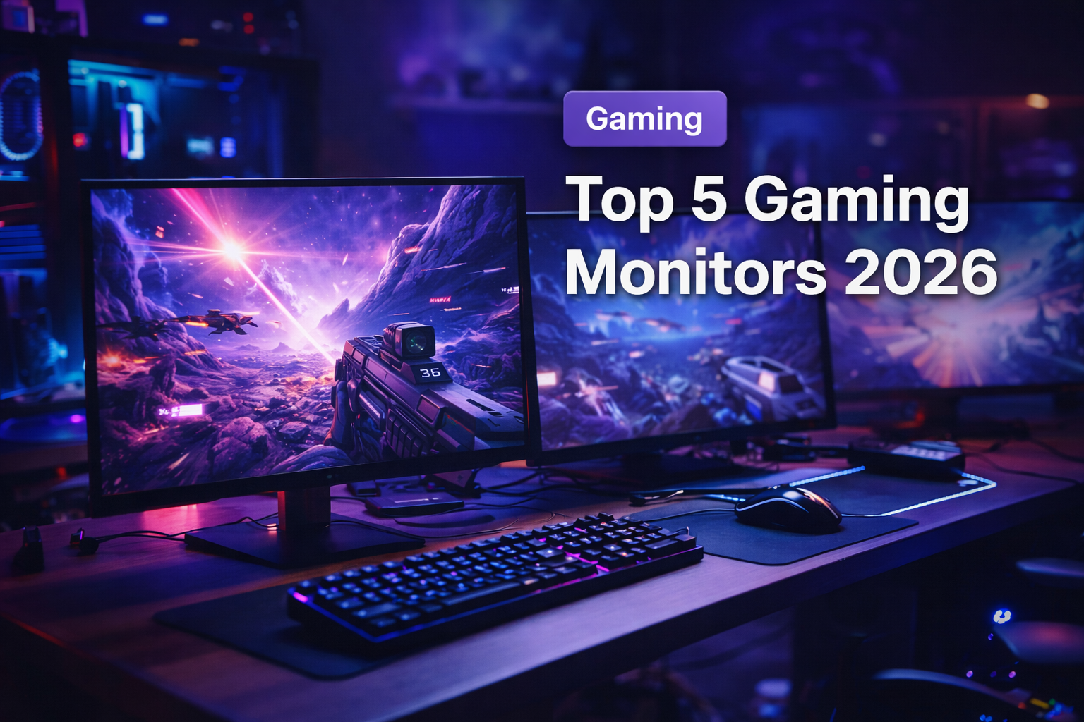 Best Gaming Monitors Under £300 in 2026 – 5 Strong Picks Compared